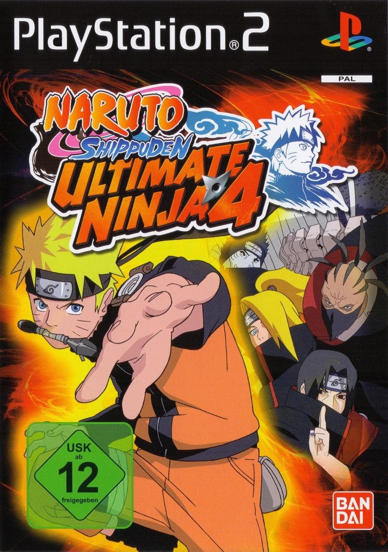 Capa do jogo Naruto Shippuden: Ultimate Ninja 4
