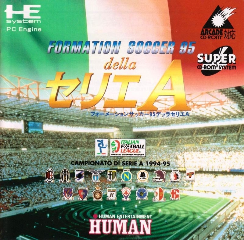 Capa do jogo Formation Soccer 95 della Serie A