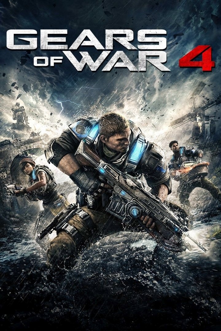 Capa do jogo Gears of War 4
