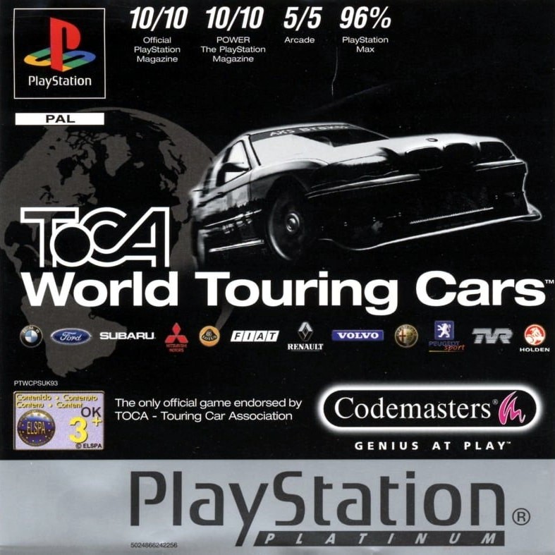 Capa do jogo TOCA World Touring Cars