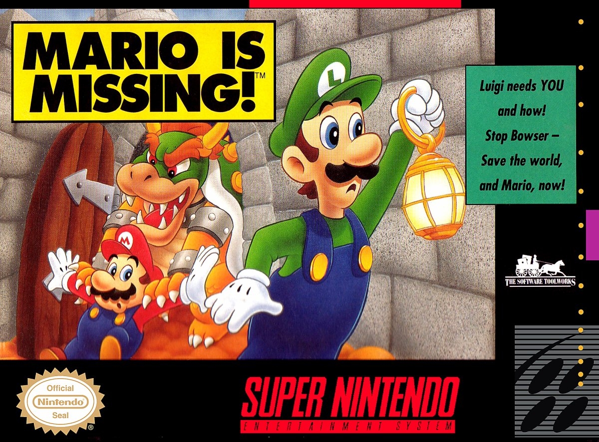 Capa do jogo Mario is Missing!