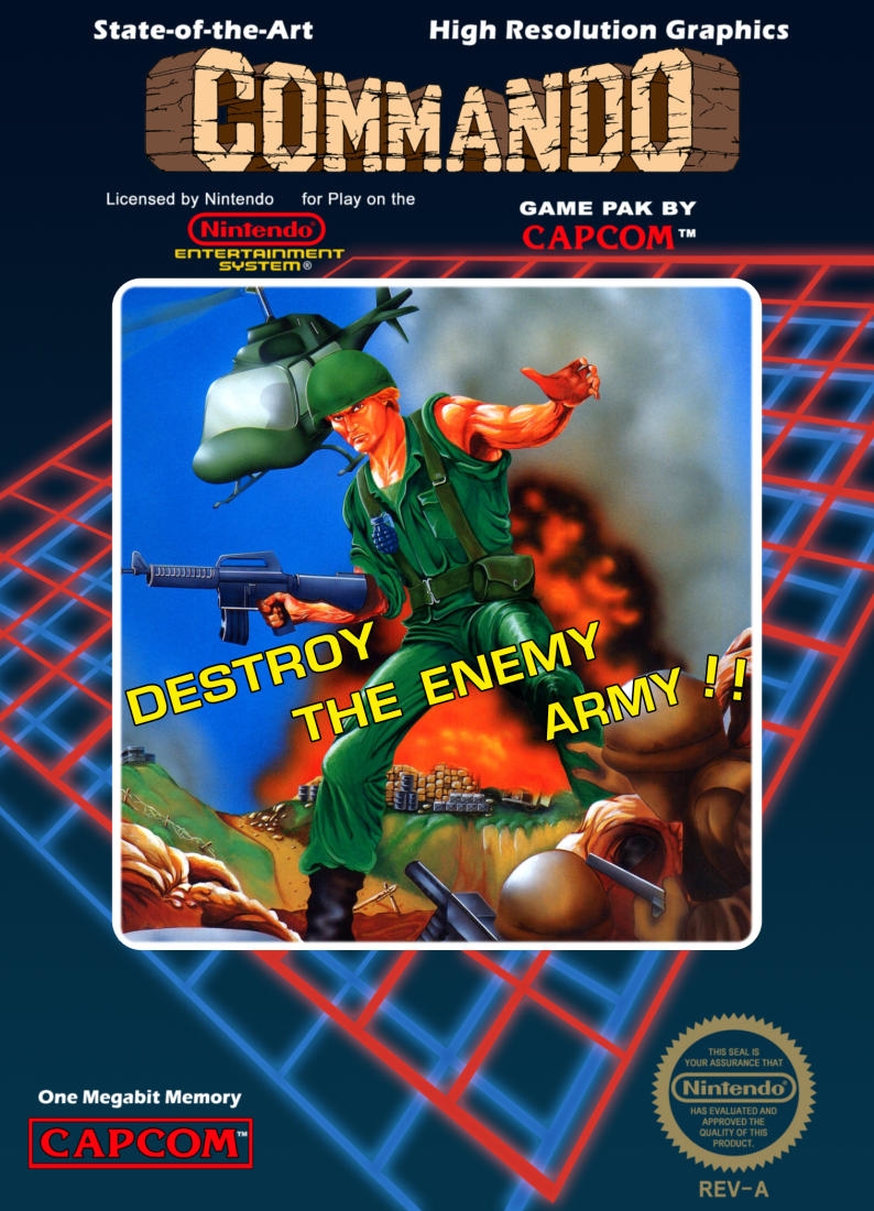 Capa do jogo Commando
