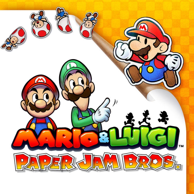 Capa do jogo Mario & Luigi: Paper Jam