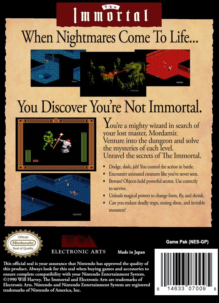 Capa do jogo The Immortal