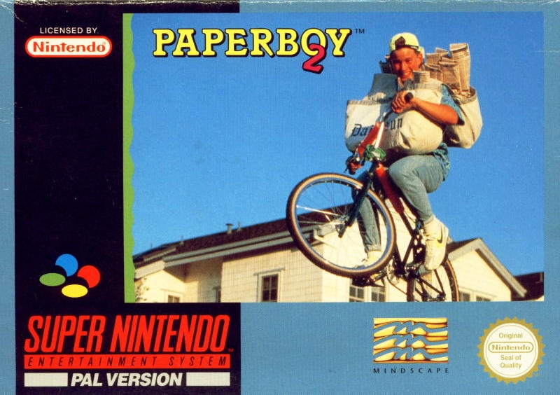 Capa do jogo Paperboy 2
