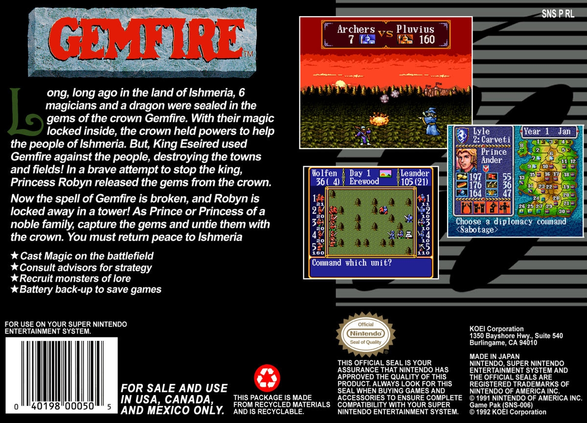 Capa do jogo Gemfire