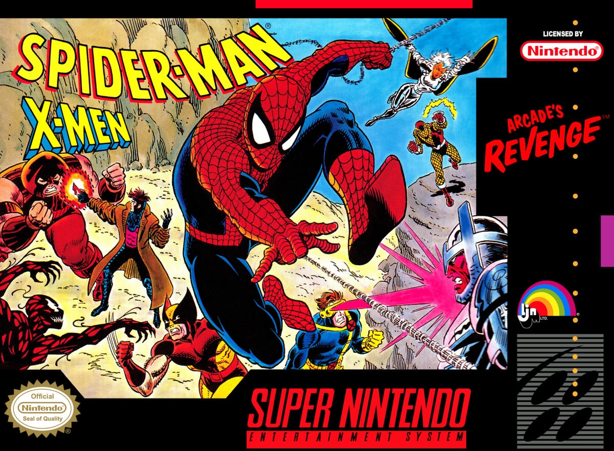 Capa do jogo Spider-Man / X-Men: Arcades Revenge