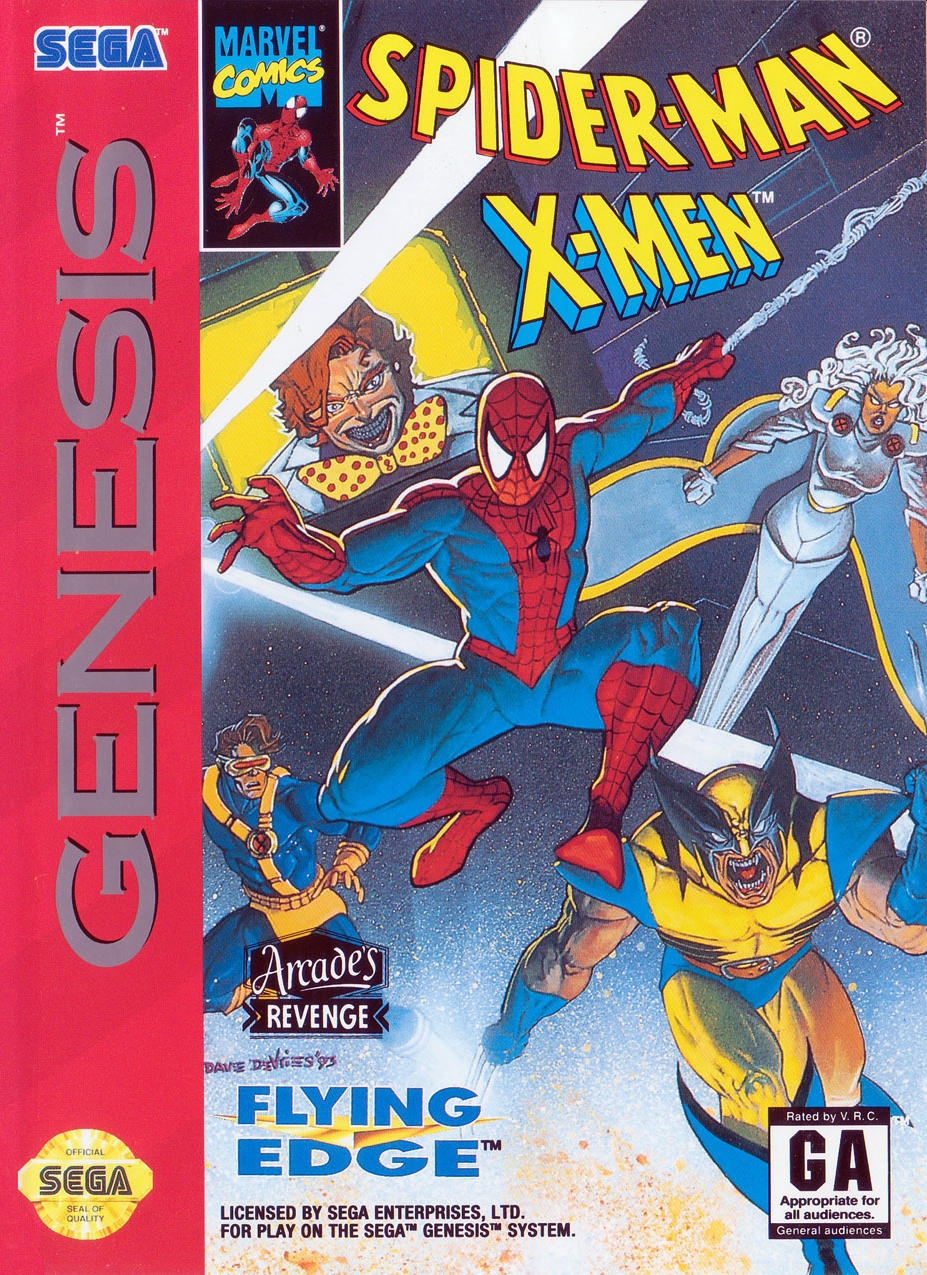 Capa do jogo Spider-Man and the X-Men in Arcades Revenge