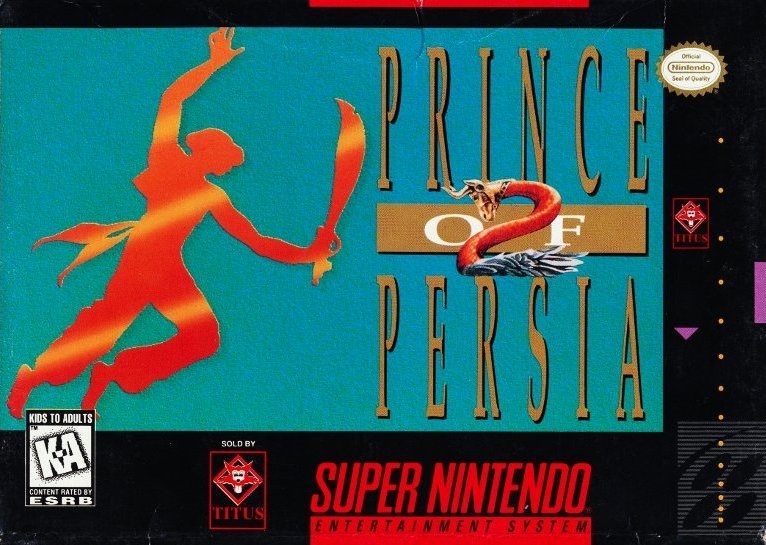 Capa do jogo Prince of Persia 2: The Shadow & The Flame