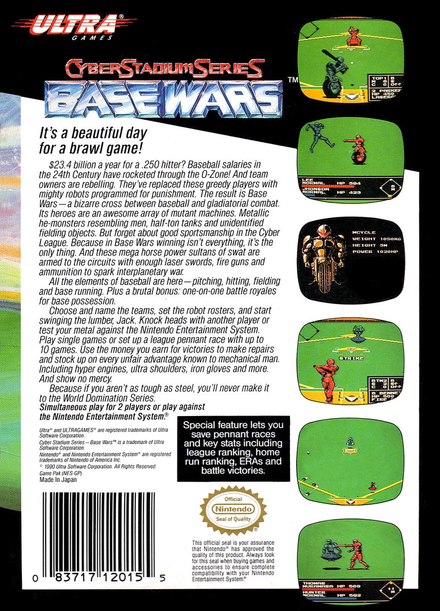 Capa do jogo Base Wars - Cyber Stadium Series