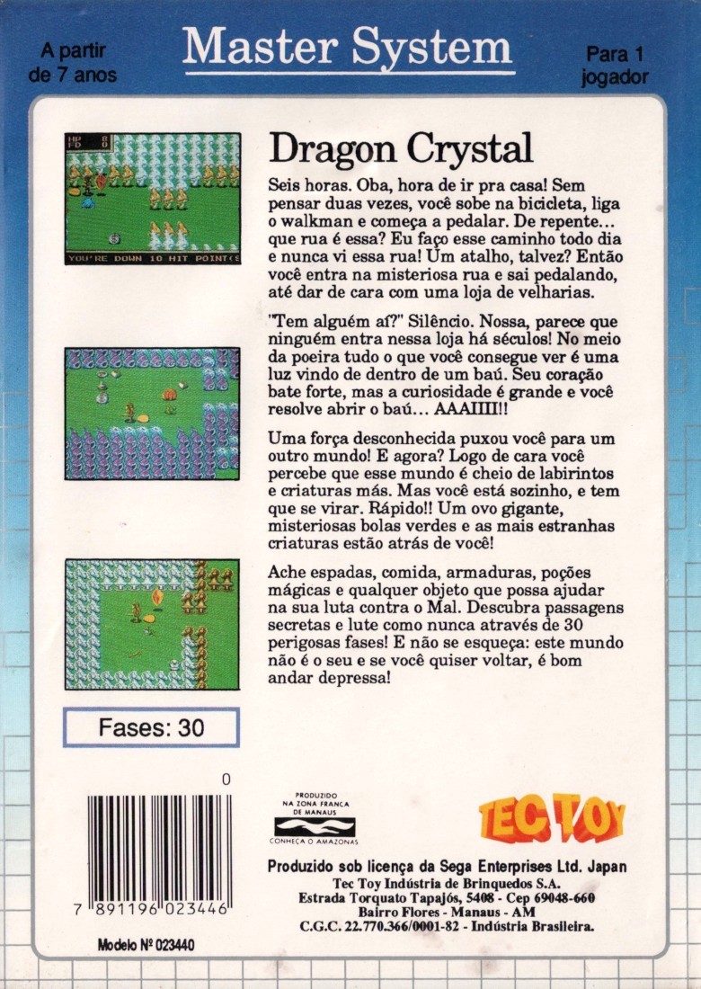 Capa do jogo Dragon Crystal