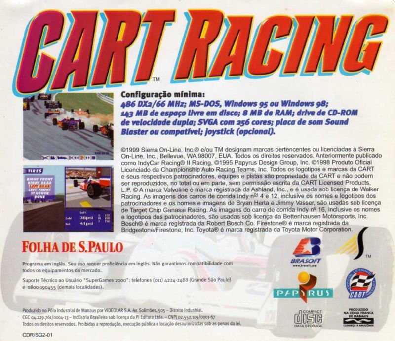 Capa do jogo CART Racing