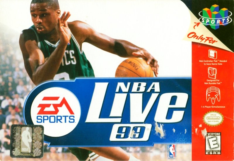 Capa do jogo NBA Live 99
