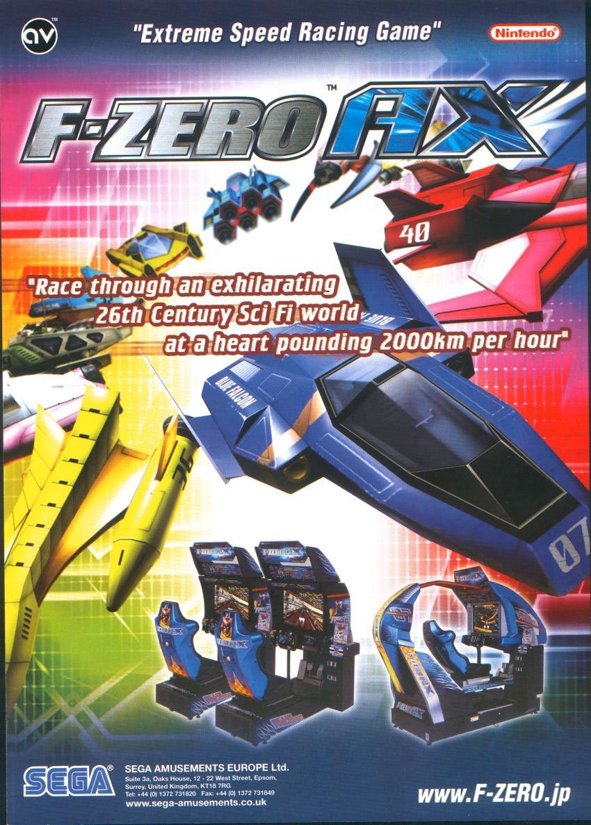 Capa do jogo F-Zero AX