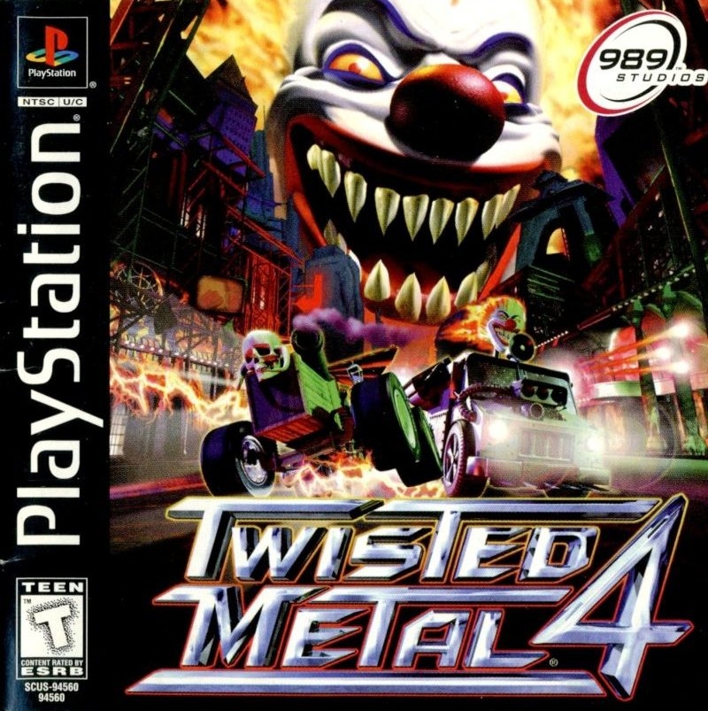 Capa do jogo Twisted Metal 4