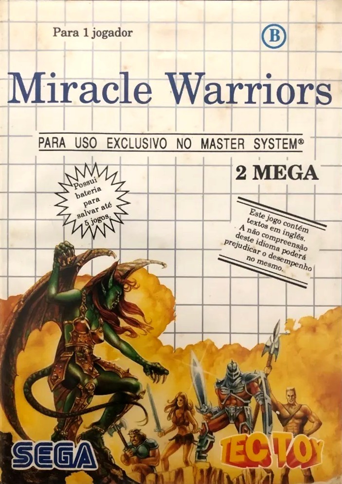 Capa do jogo Miracle Warriors: Seal of the Dark Lord