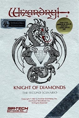 Capa do jogo Wizardry II: The Knight of Diamonds