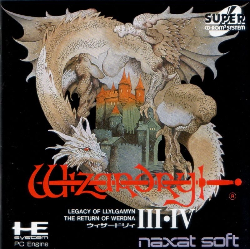 Capa do jogo Wizardry III-IV