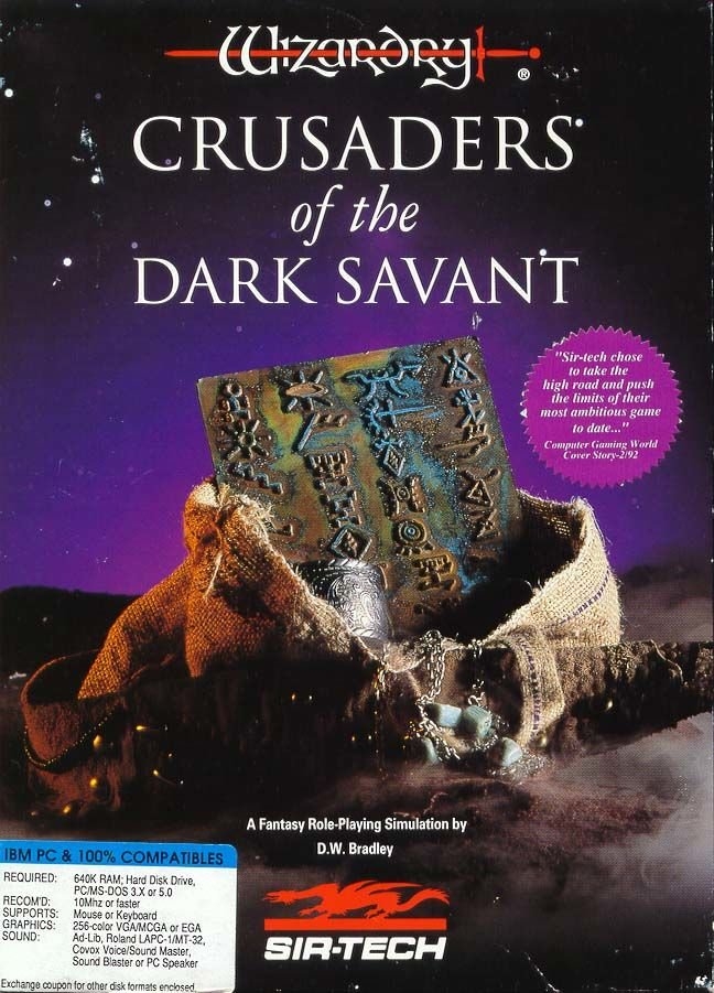 Capa do jogo Wizardry VII: Crusaders of the Dark Savant