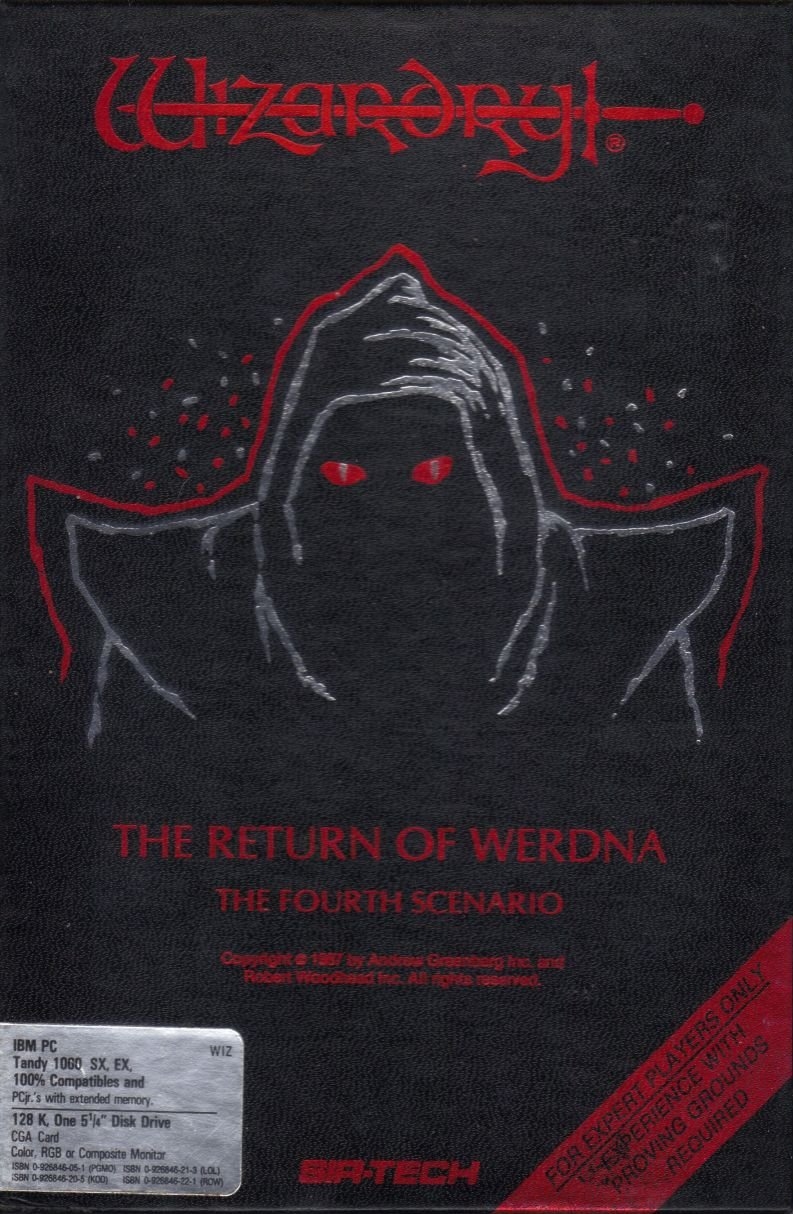 Capa do jogo Wizardry IV: The Return of Werdna