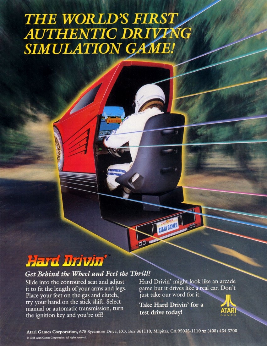 Capa do jogo Hard Drivin