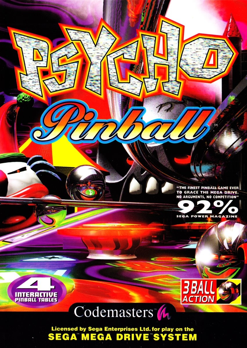 Capa do jogo Psycho Pinball