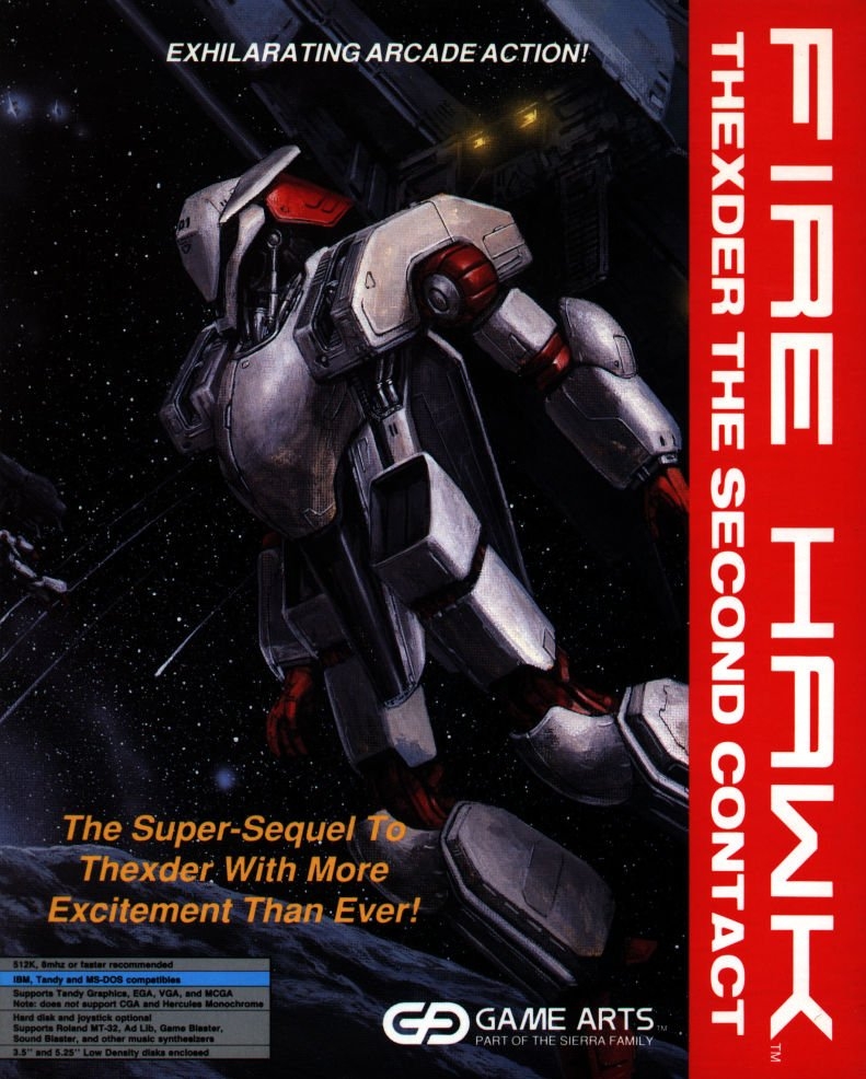 Capa do jogo Fire Hawk: Thexder - The Second Contact