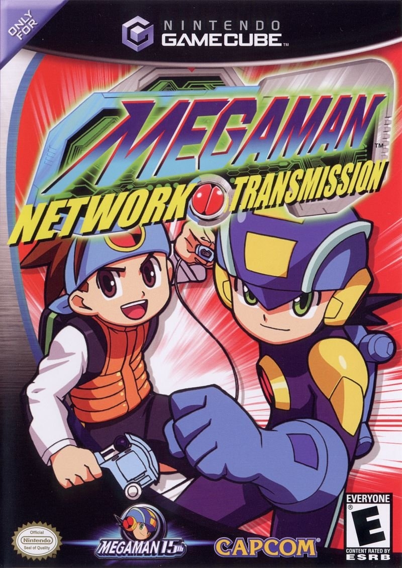 Capa do jogo Mega Man: Network Transmission
