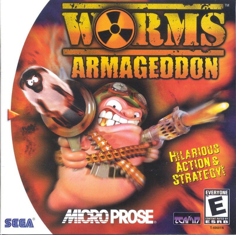 Capa do jogo Worms Armageddon