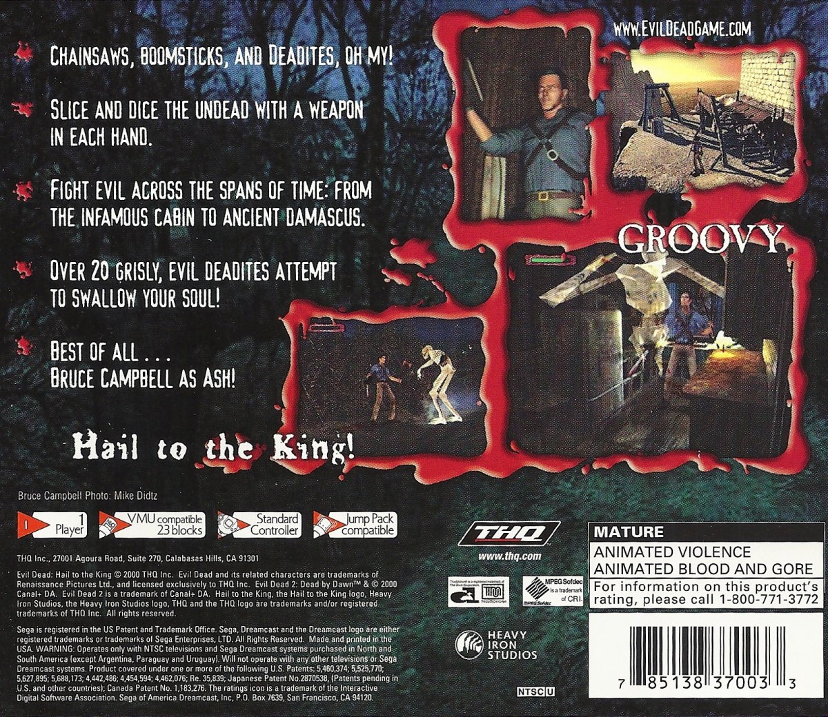 Capa do jogo Evil Dead: Hail to the King