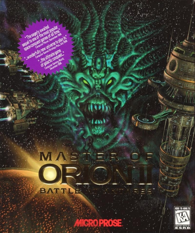 Capa do jogo Master of Orion II: Battle at Antares