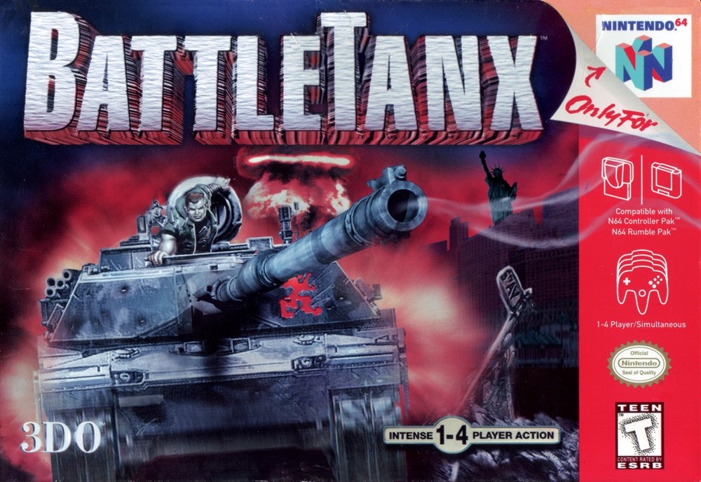 Capa do jogo BattleTanx