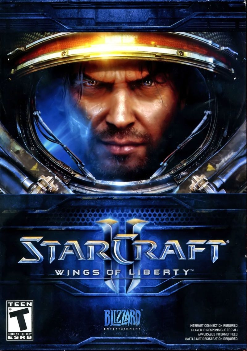 Capa do jogo StarCraft II: Wings of Liberty