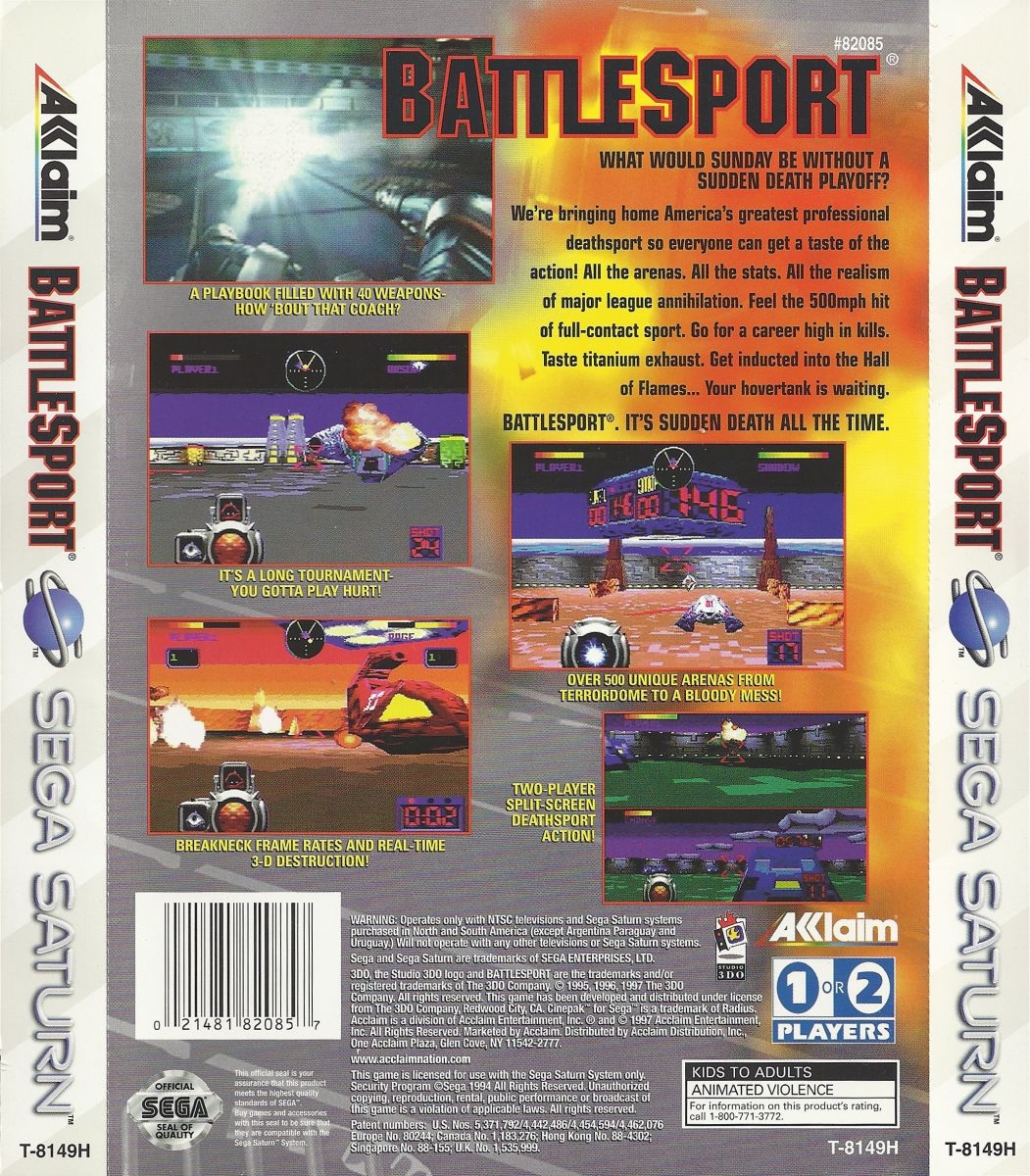 Capa do jogo BattleSport