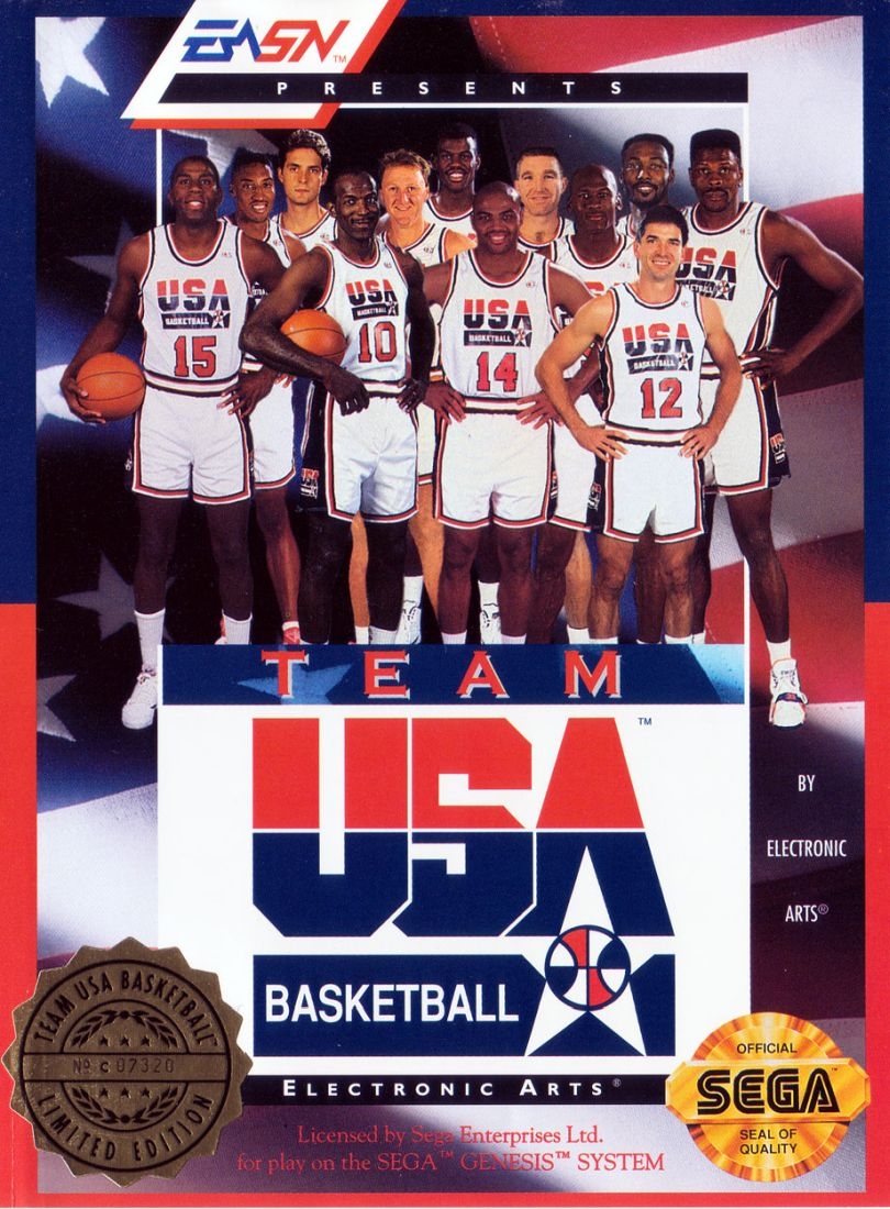 Capa do jogo Team USA Basketball