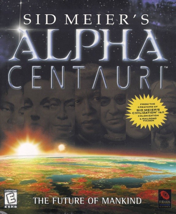 Capa do jogo Sid Meiers Alpha Centauri