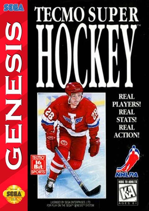 Capa do jogo Tecmo Super Hockey