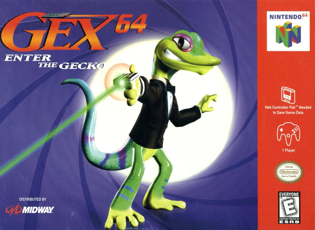 Capa do jogo Gex 64: Enter The Gecko
