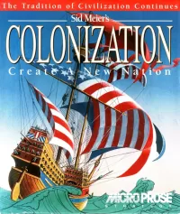 Capa de Sid Meier's Colonization