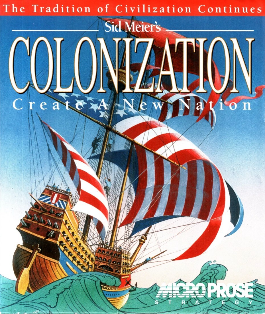 Capa do jogo Sid Meiers Colonization