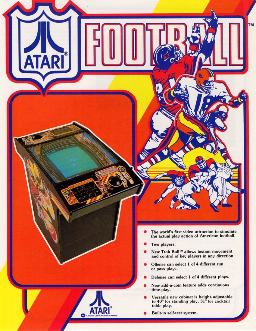 Capa do jogo Atari Football
