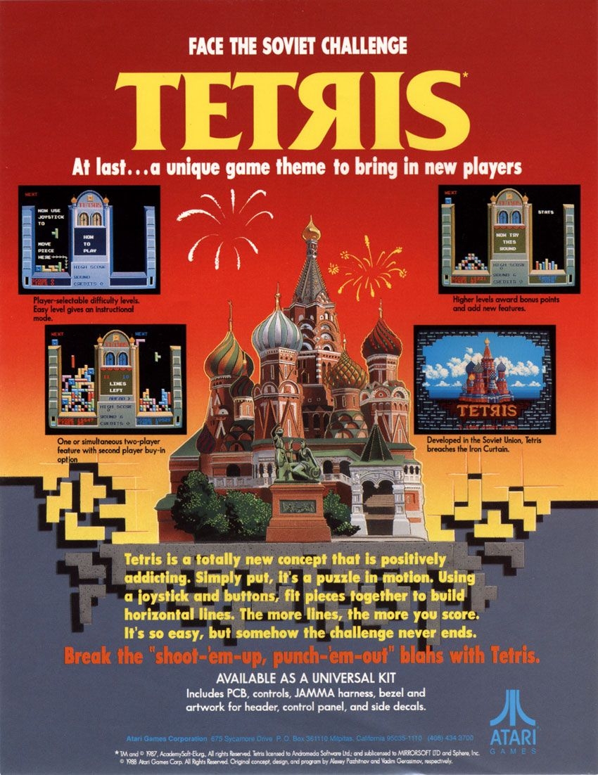 Capa do jogo Tetris