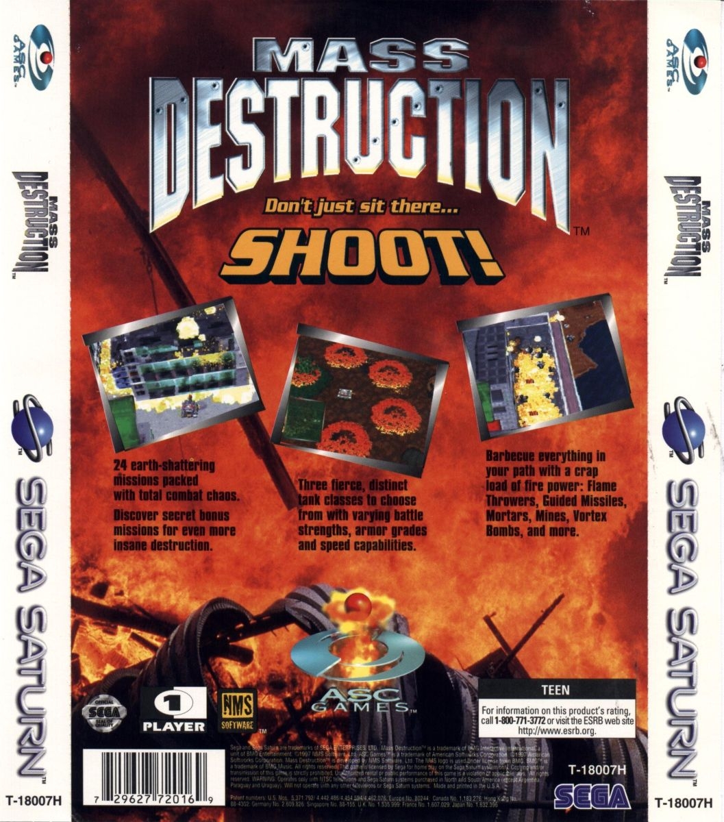 Capa do jogo Mass Destruction