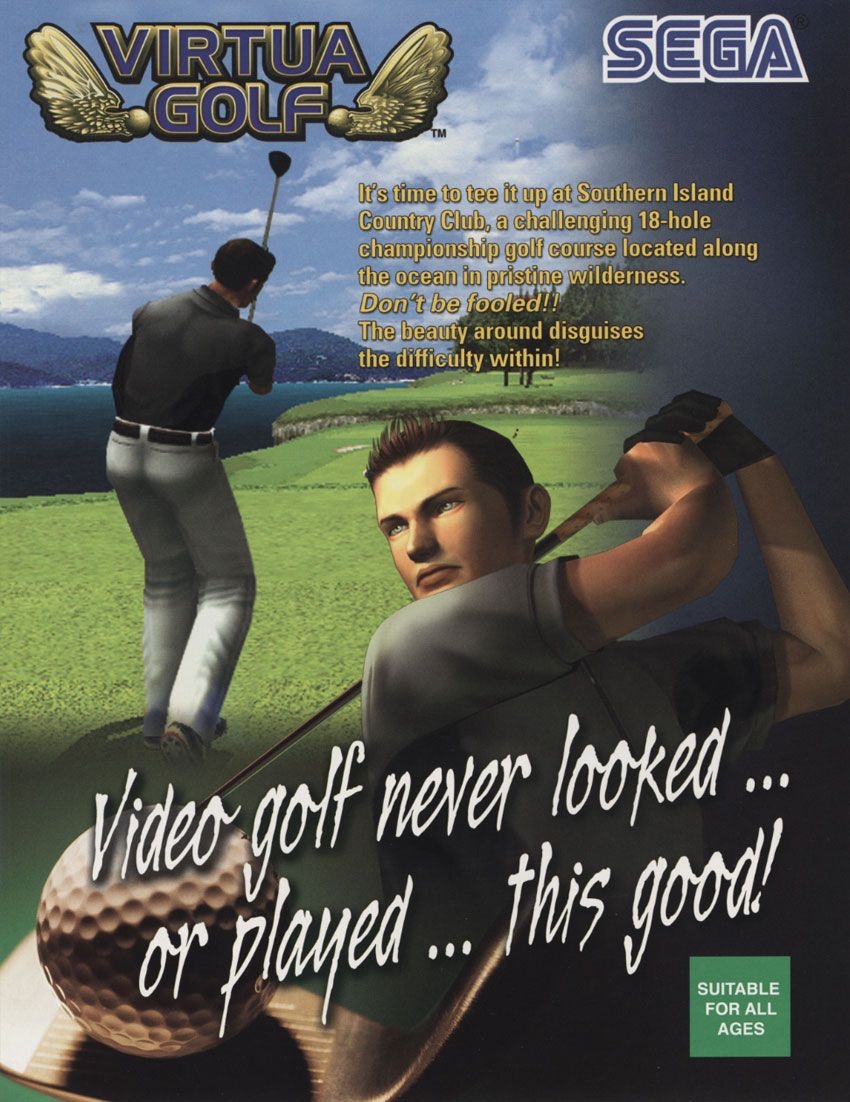 Capa do jogo Virtua Golf