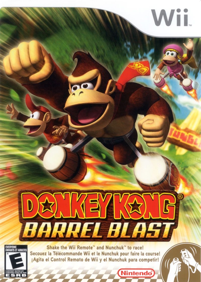 Capa do jogo Donkey Kong Barrel Blast
