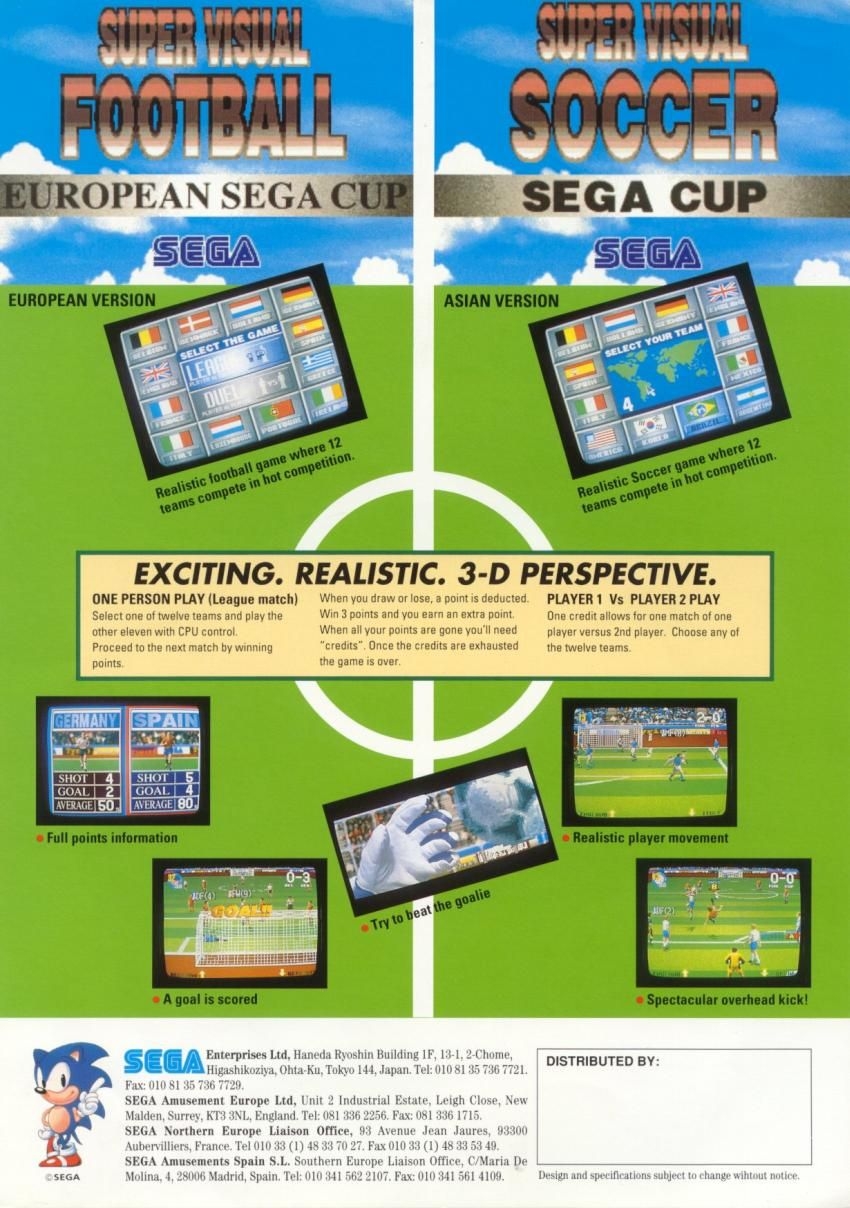 Capa do jogo Super Visual Soccer