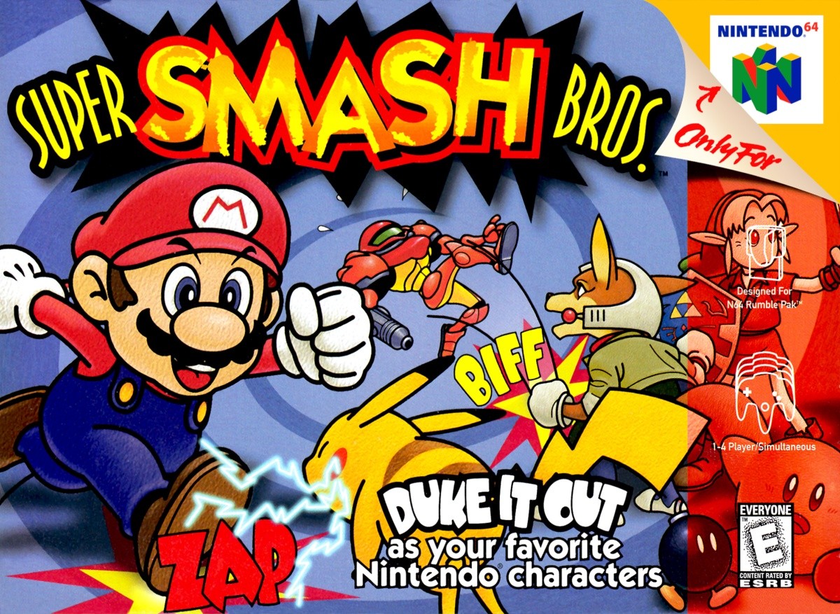 Capa do jogo Super Smash Bros.