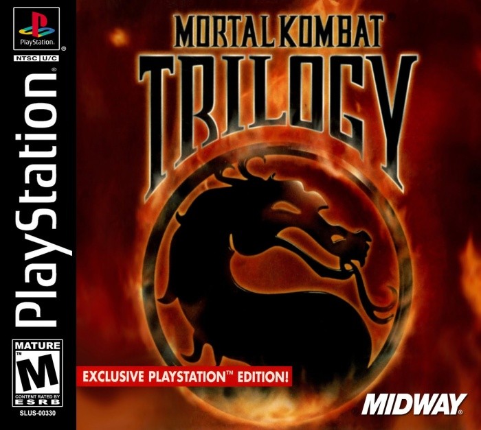 Capa do jogo Mortal Kombat Trilogy