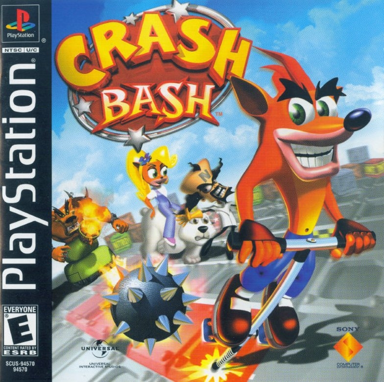 Capa do jogo Crash Bash