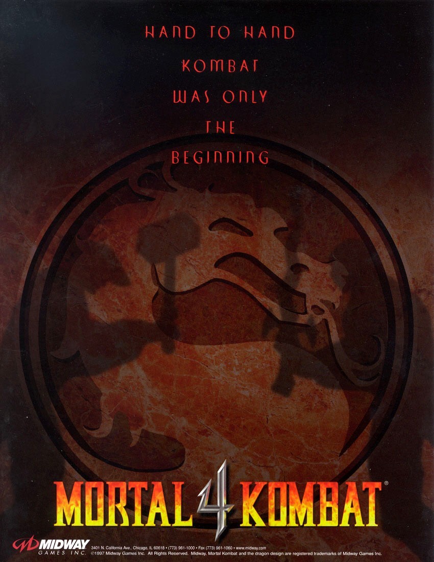 Capa do jogo Mortal Kombat 4